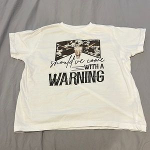 Should’ve Come with a Warning Toddler T-Shirt